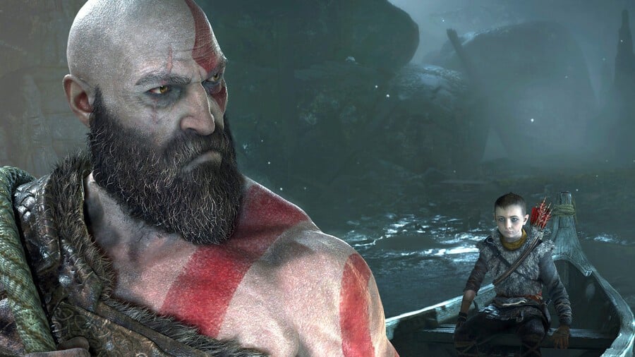 When Kratos' son Atreus finds out he's a god, what does he say in response?