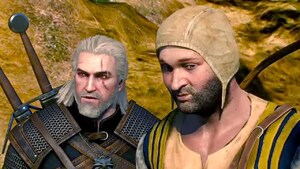 Even Geralt's slightly disgusted