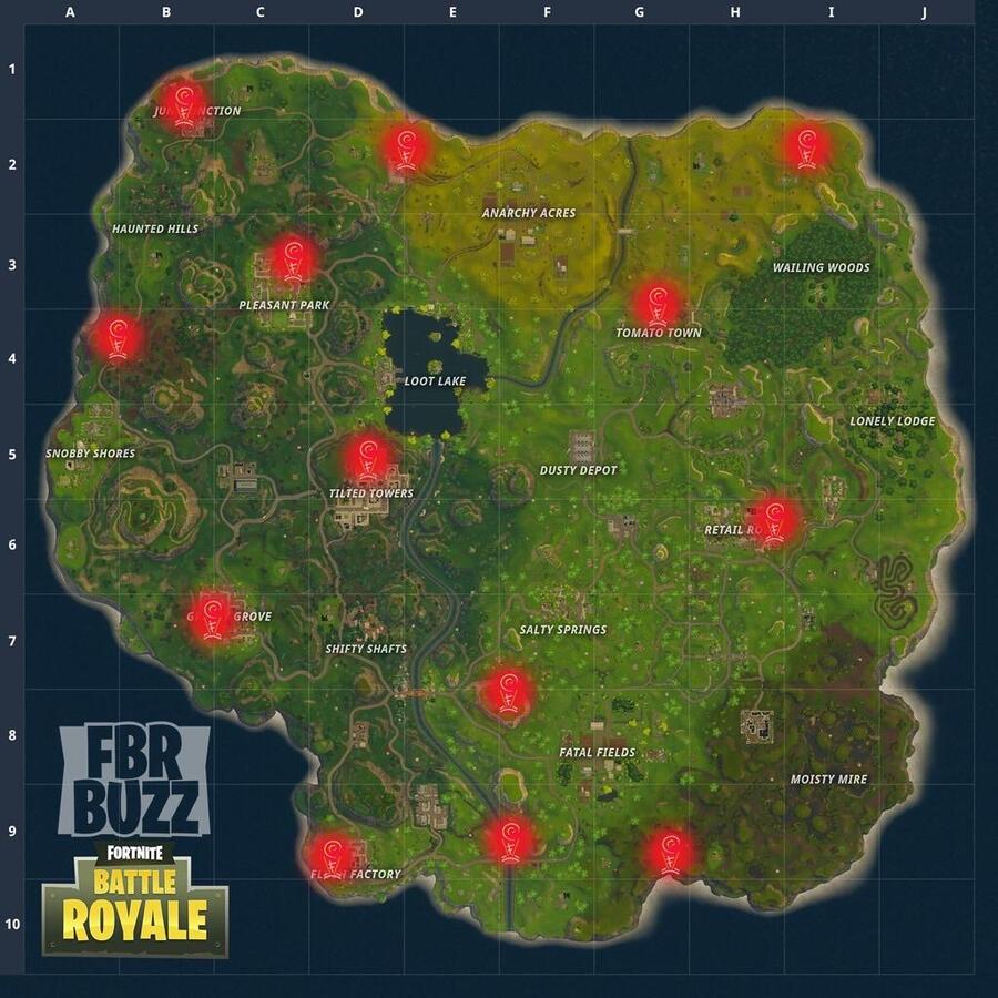 Fortnite Ice Cream Trucks Locations 2