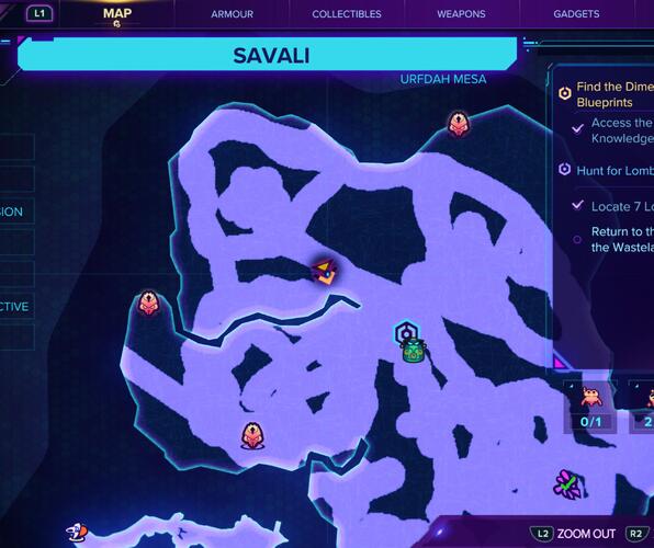 Ratchet & Clank: Rift Apart: Savali (Urfdah Mesa) - All Collectibles: Spybots, Gold Bolts, Armour, Lorbs, CraiggerBears 29