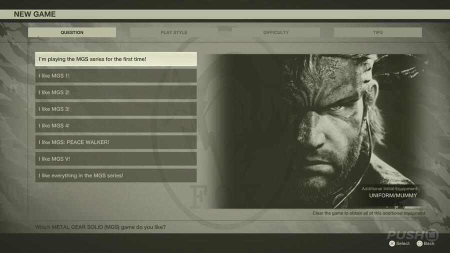 Metal Gear Solid Delta: All I Like MGS Choices Explained Guide 2