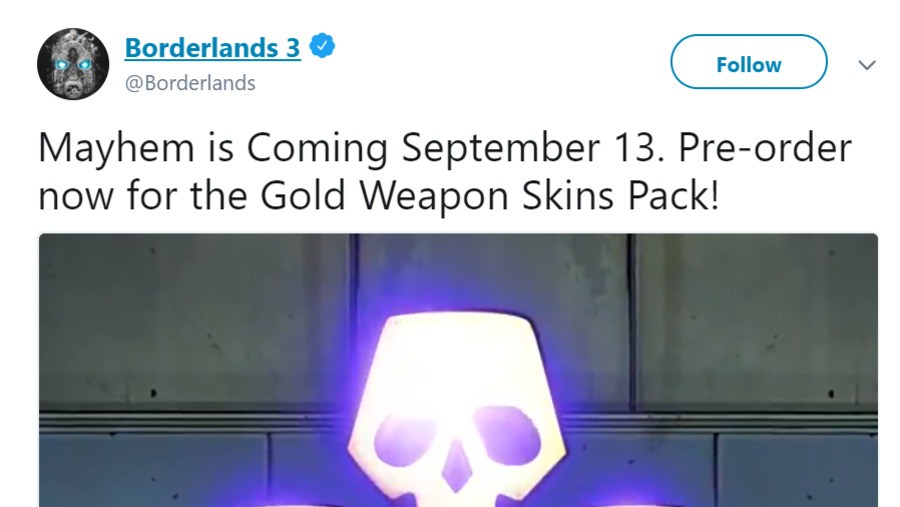 Borderlands 3 Release Date Leak