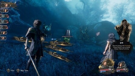 On the left, Sword and Fairy 4's turn-based combat. And on the right, Expedition 33's.