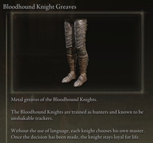 Elden Ring: All Full Armour Sets - Bloodhound Knight Set - Bloodhound Knight Greaves