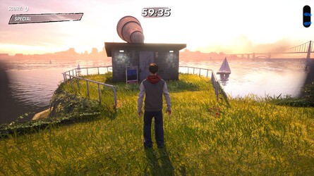 Tony Hawk's Pro Skater 3 + 4: Alcatraz Walkthrough - All Park Goals and Collectibles 11