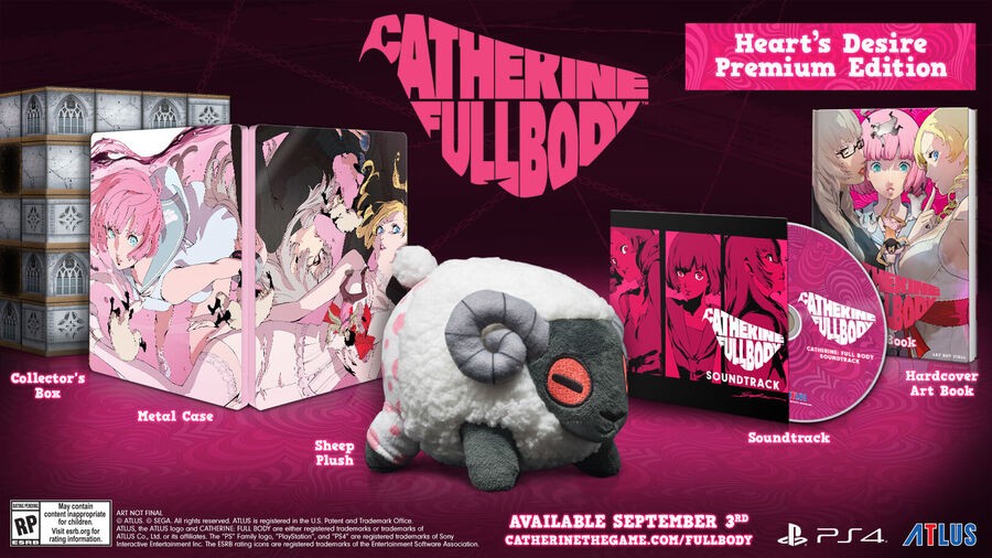 Catherine: Full Body Heart's Desire Premium Edition PS4 PlayStation 4