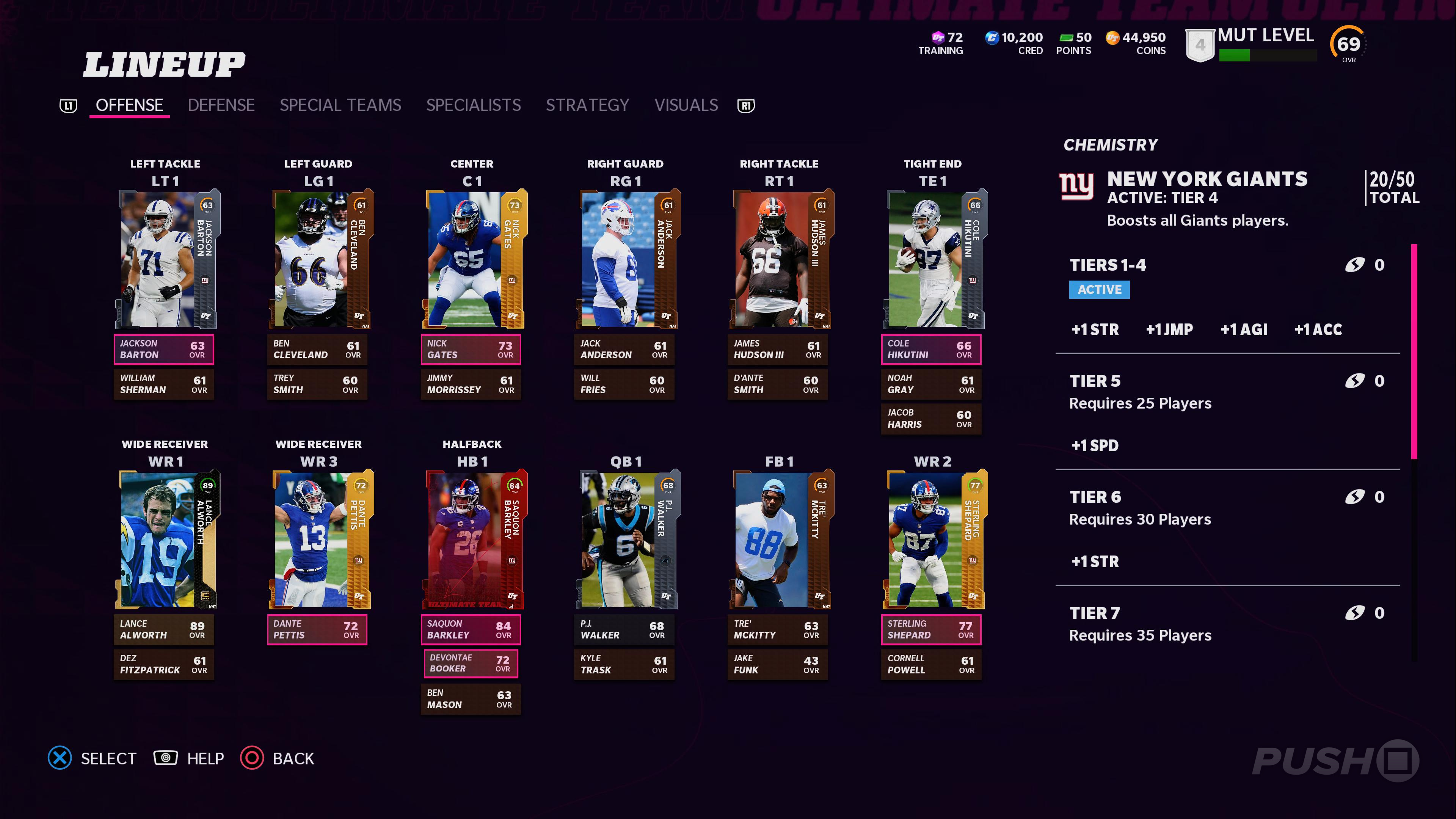 madden team builder games