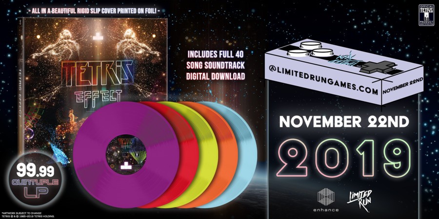 Tetris Effect PS4 PlayStation 4 Vinyl Sountrack