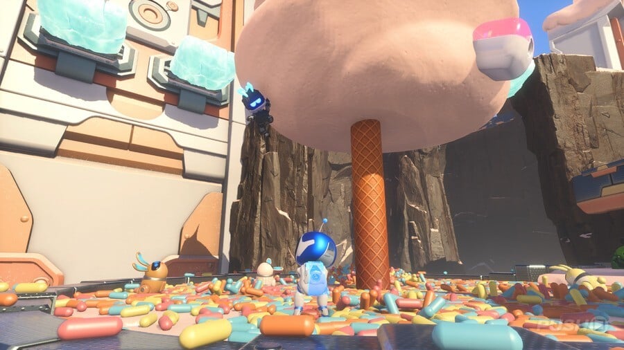 Astro Bot: Creamy Canyon Walkthrough - All Collectibles: Bots, Puzzle Pieces 6