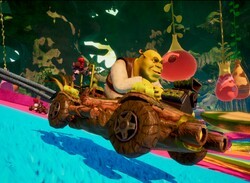 Shrek, Po, and Boss Baby Burn Rubber in DreamWorks All-Star Kart Racing