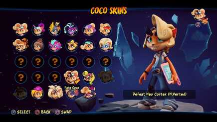 Crash Bandicoot 4 It's About Time Skins Guide