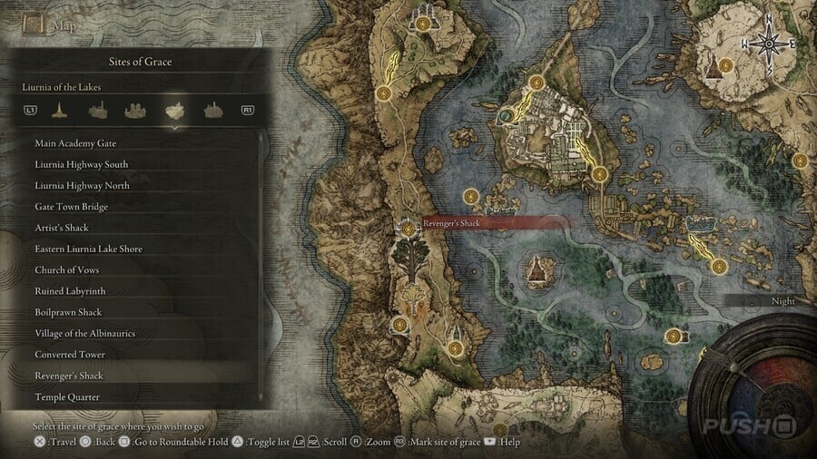 Elden Ring: All Site of Grace Locations - Liurnia of the Lakes - Revenger's Shack