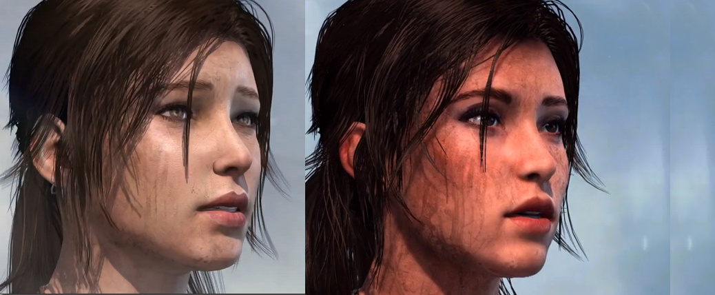 What Has Happened To Lara Croft S Face In Ps4 Port Tomb Raider Definitive Edition Push Square