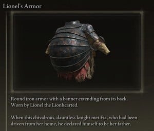 Elden Ring: All Full Armour Sets - Lionel's Set - Lionel's Armor