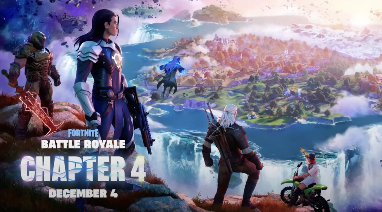 The Witcher's Geralt, Doom Slayer Coming to Fortnite Chapter 4