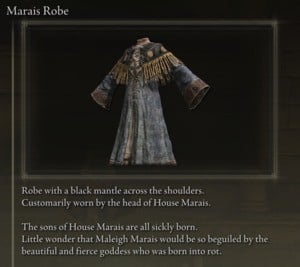 Elden Ring: All Partial Armour Sets - Marais Set - Marais Robe