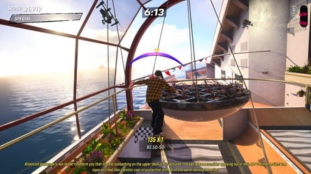 Tony Hawk's Pro Skater 3 + 4: Cruise Ship Walkthrough - All Park Goals and Collectibles 17