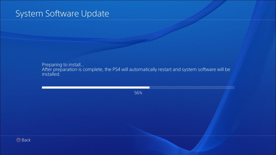 PlayStation 4 PS4 Firmware Update 1