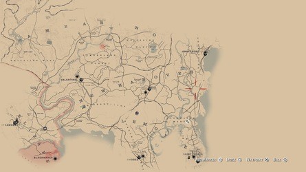 Red Dead Redemption 2 Poisonous Trail Treasure Map Locations - Guide ...