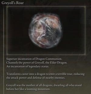 Elden Ring: Support Incantations - Greyoll's Roar