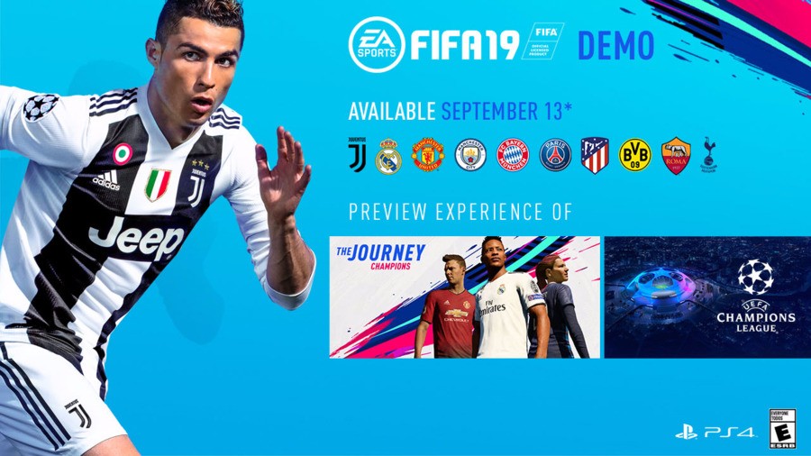 FIFA 19 Demo PS4 Teams