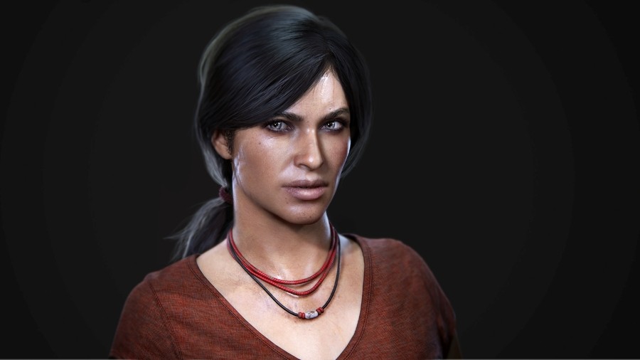 Who does Chloe Fraser team up with for most of the game in Uncharted: The Lost Legacy?