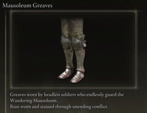 Elden Ring: All Partial Armour Sets - Mausoleum Set - Mausoleum Greaves