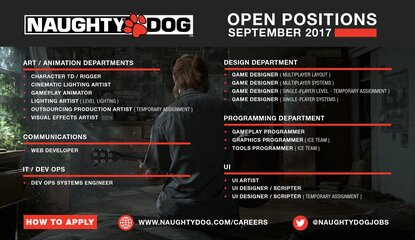 Naughty Dog Is Hiring, Like, Everyone for The Last of Us: Part II