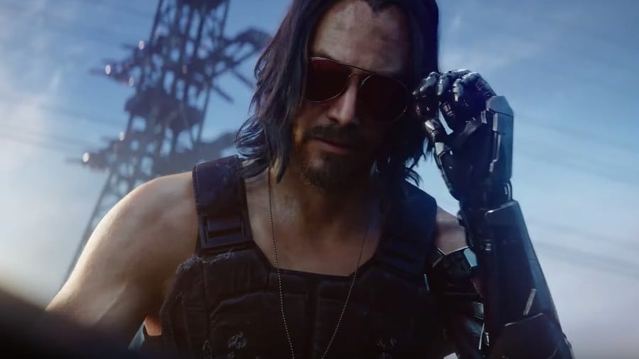 Cyberpunk 2077 Keanu Reeves Johnny Silverhand PS4 PlayStation 4