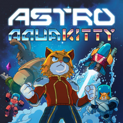 Astro Aqua Kitty Cover