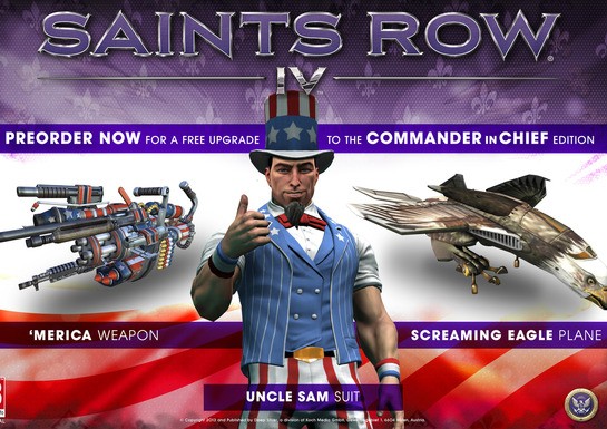 Saints Row IV's 'Merica Machine Gun Is Perfectly Patriotic