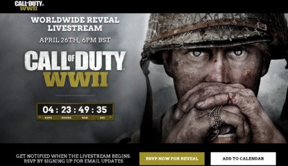 Call of Duty: WWII Confirmed with Countdown Clock