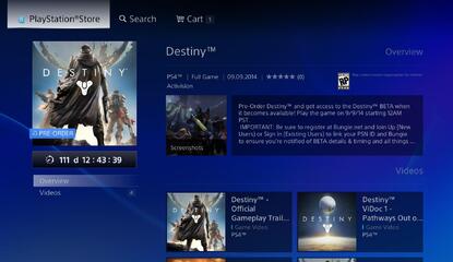 PS4 Shooter Destiny Appears to Support Sony's New Pre-Load Feature