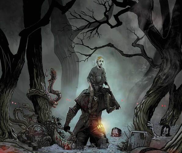 Bloodborne #2 Cover A by Damien Worm