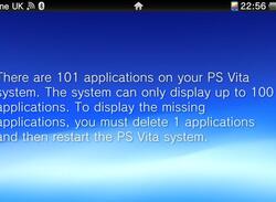 PS Vita Firmware Update 3.10 Allows You to See More Than 100 Apps