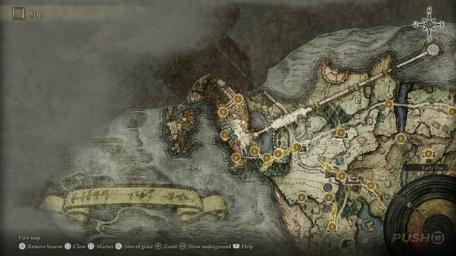 Beneath Stormveil Castle Stonesword Key Map