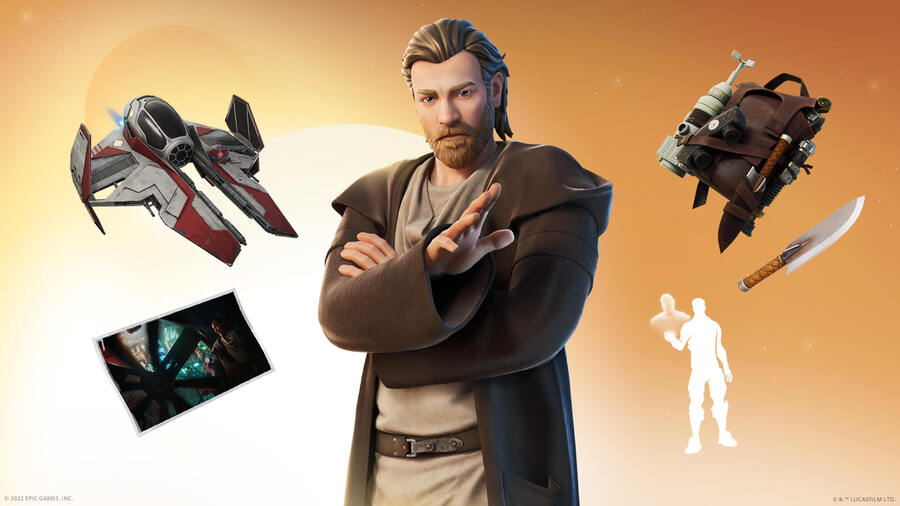 Fortnite Obi Wan Kenobi Outfit PS5 PS4