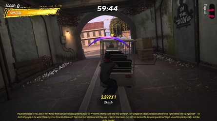 Tony Hawk's Pro Skater 3 + 4: Alcatraz Walkthrough - All Park Goals and Collectibles 91