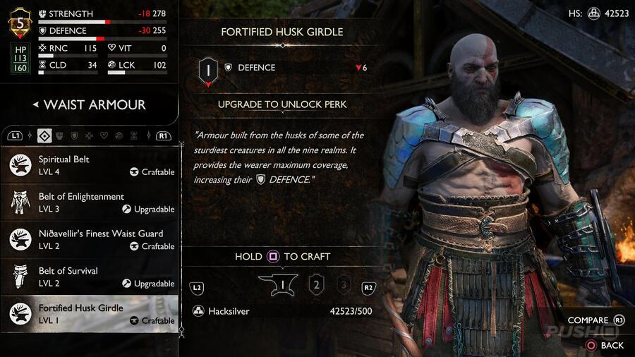 God of War Ragnarok: All Waist Armour Locations and Upgrades 3