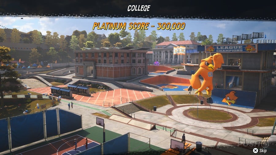 Tony Hawk's Pro Skater 3 + 4: College Walkthrough - All Park Goals and Collectibles 58