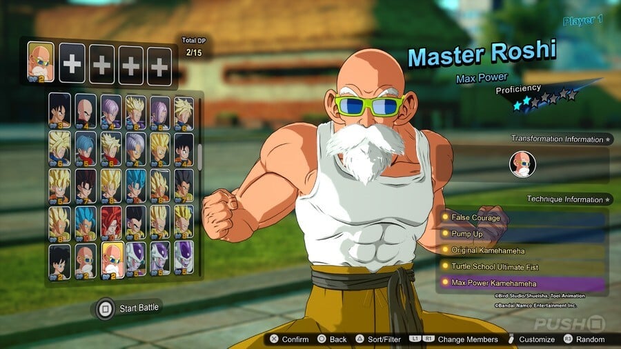 Master Roshi Max Power 1