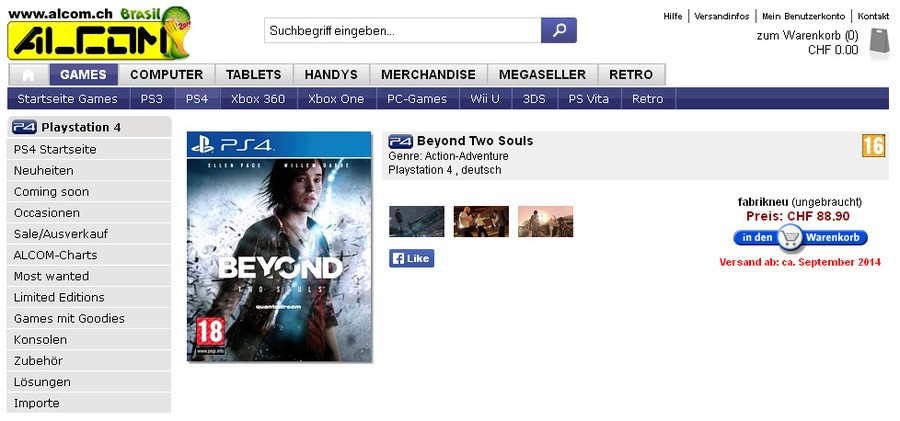 Beyond: Two Souls PlayStation 4 2