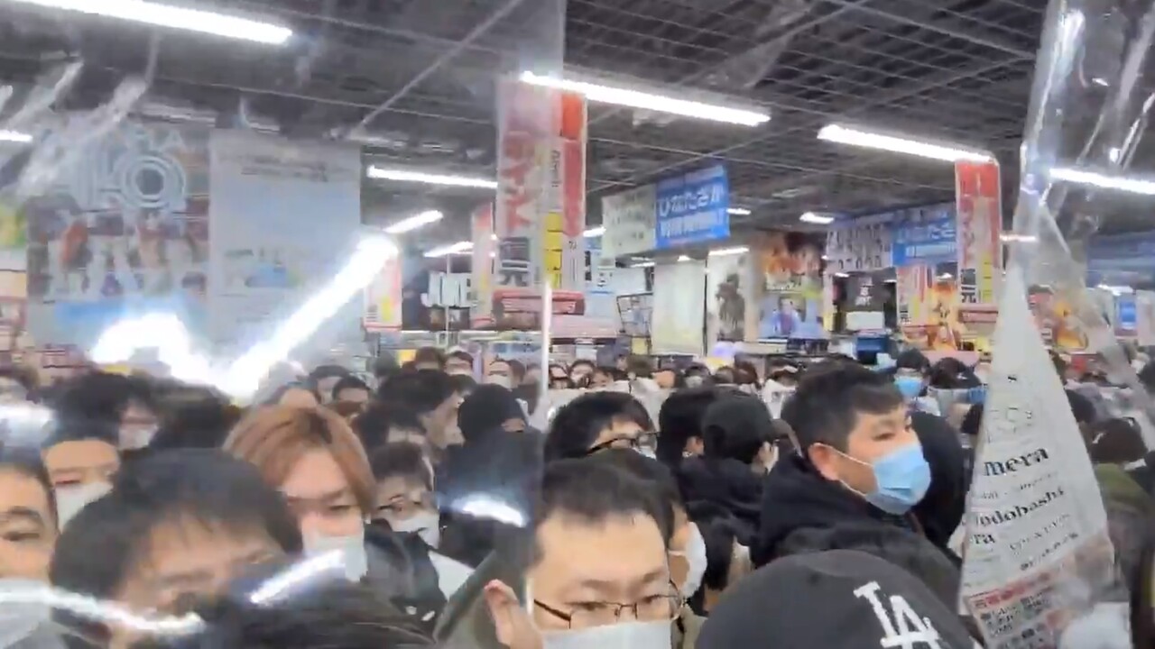 Bedlam in Japan as new PS5 stock arrives at Tokyo dealer