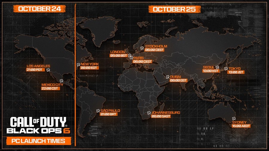 Call of Duty: Black Ops 6: All release times, pre-load and download size overview Push Square 2