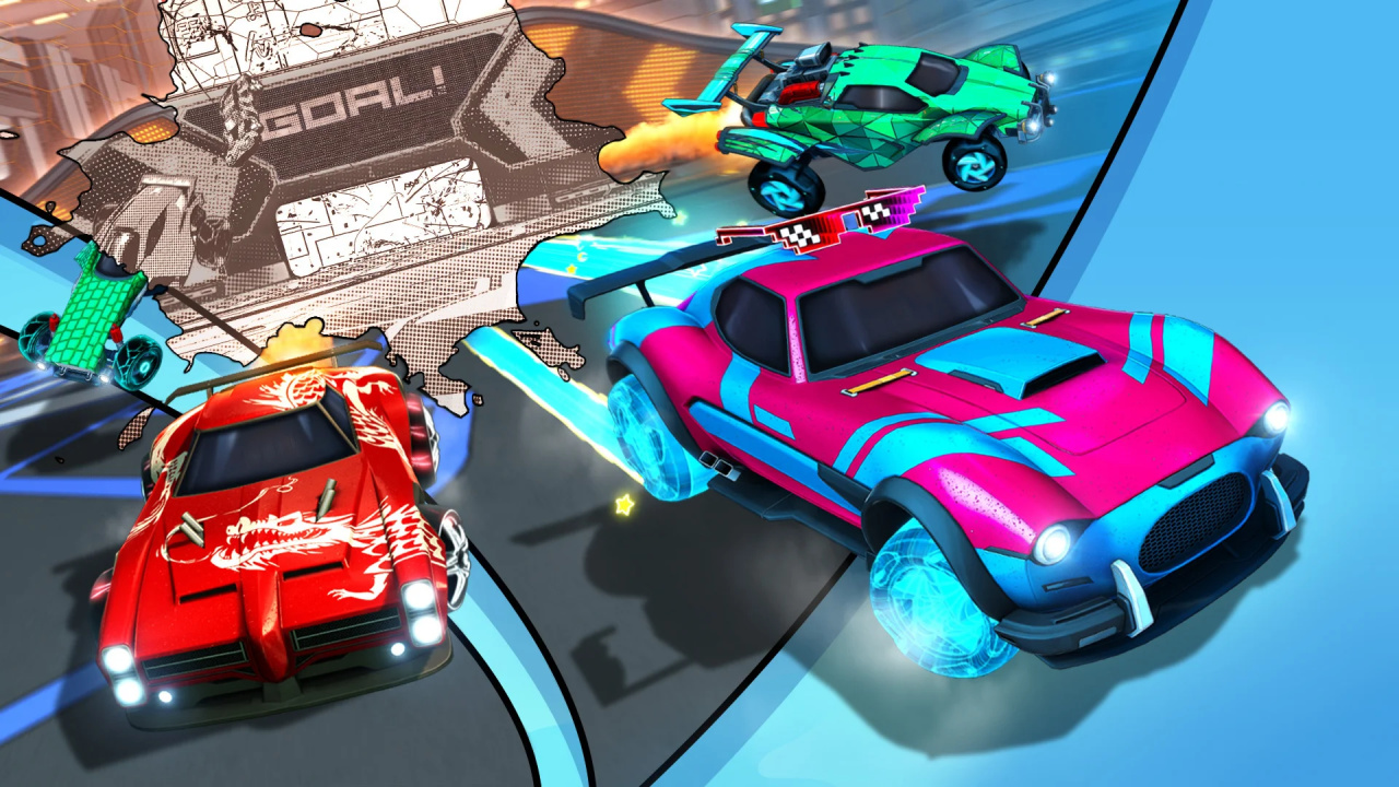 Steam Community :: Video :: Rocket League Lightning McQueen Car!
