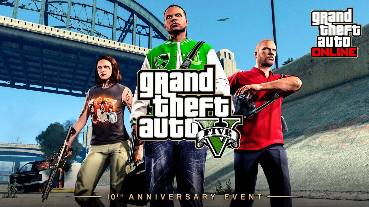 GTA Online's 10th Anniversary Recognised with Free GTA 5 Threads Push