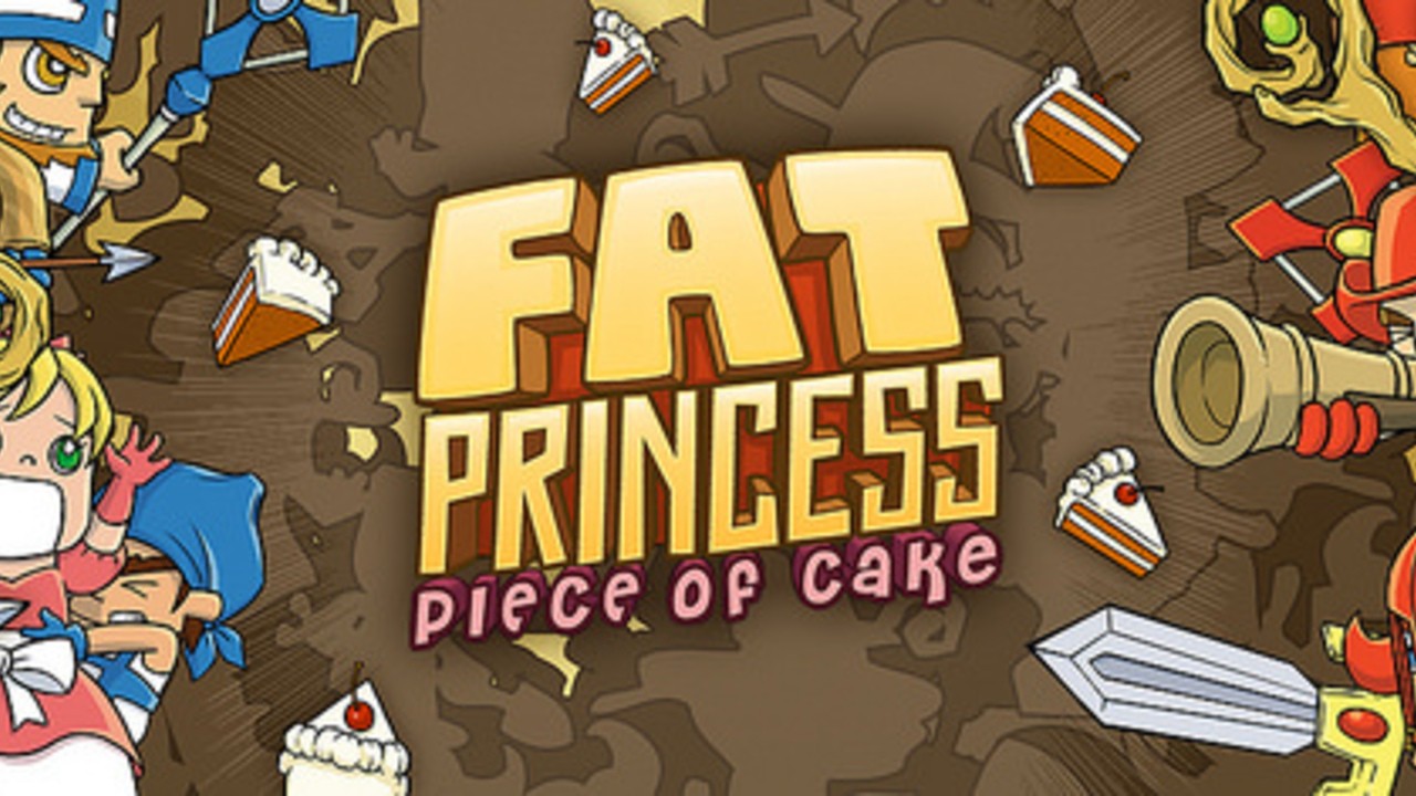 Slice of Cake from Fat Princess  Cartoon Cuisine