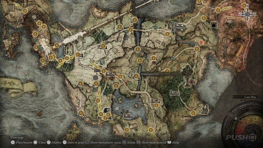 Murkwater Cave Patches Key Map
