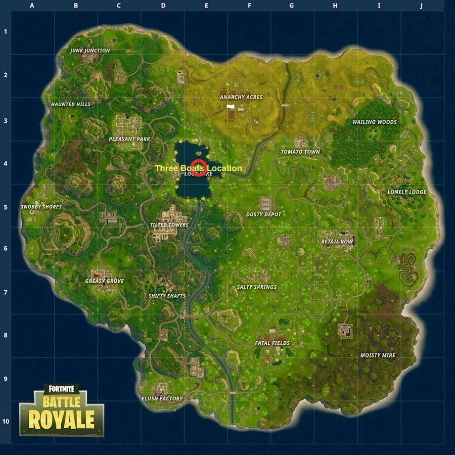 Fortnite Search Between Three Boats Location 2