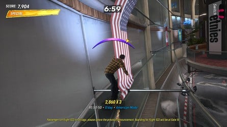 Tony Hawk's Pro Skater 3 + 4: Airport Walkthrough - All Park Goals and Collectibles 11